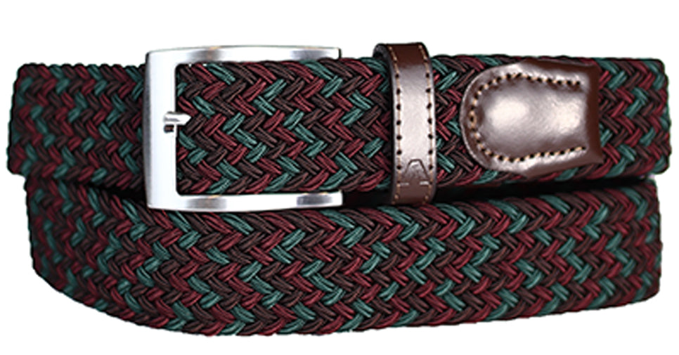 ALBERTO JEANS BRAIDED STRETCH BELT MULTICOLOR VERSATILE SHOP