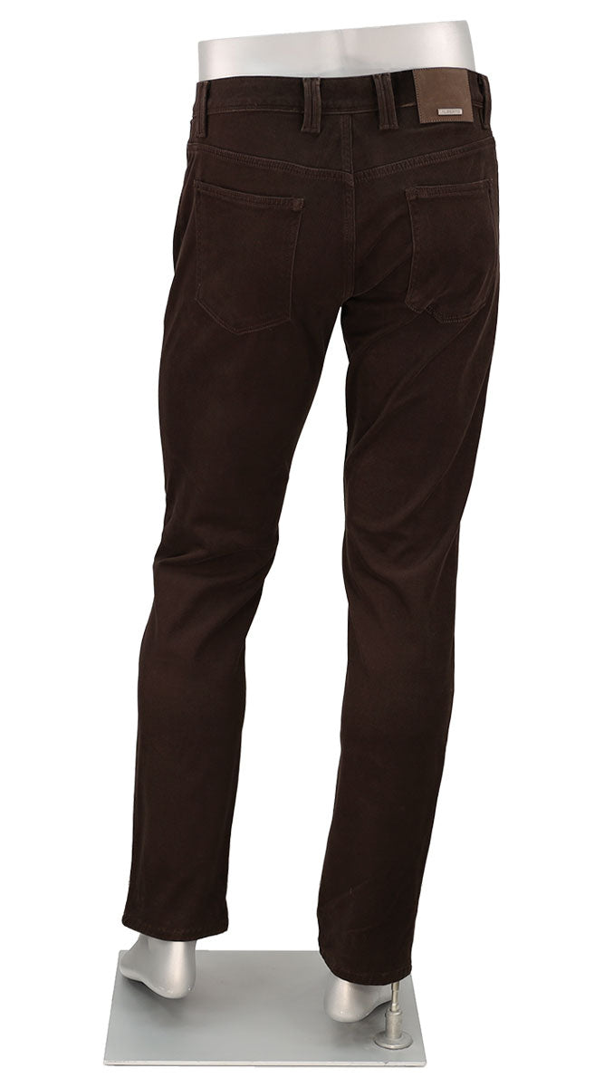 Pipe Diamond Brushed Cotton Brown
