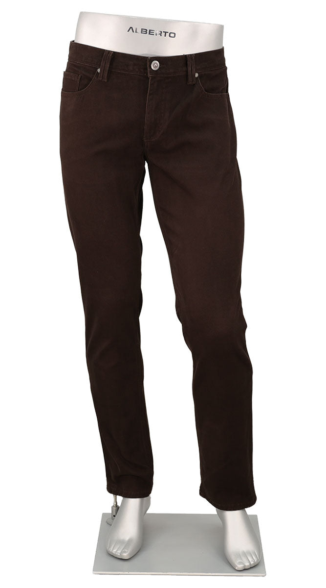 Pipe Diamond Brushed Cotton Brown