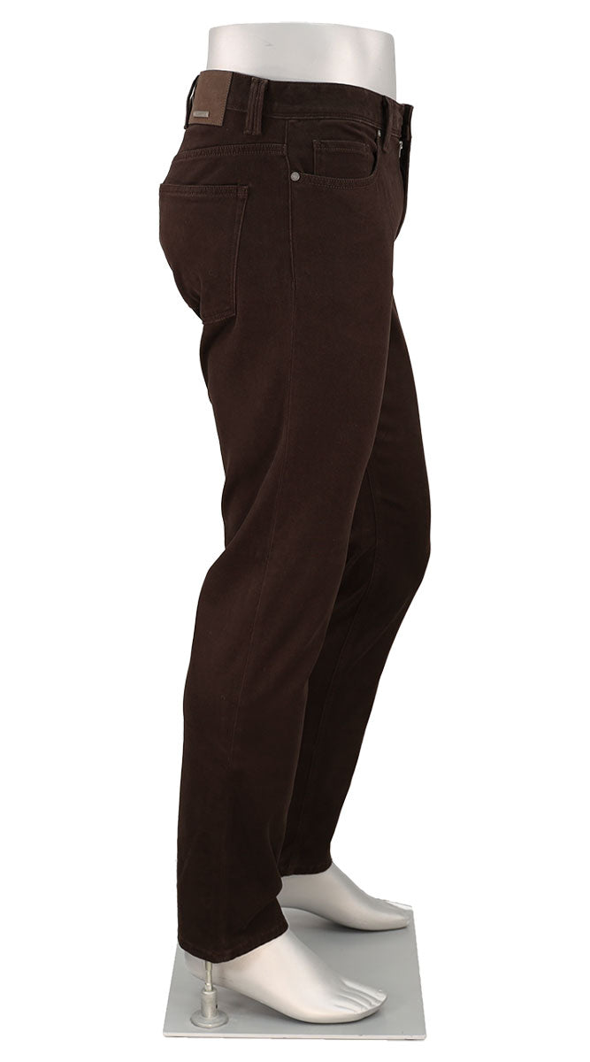 Pipe Diamond Brushed Cotton Brown