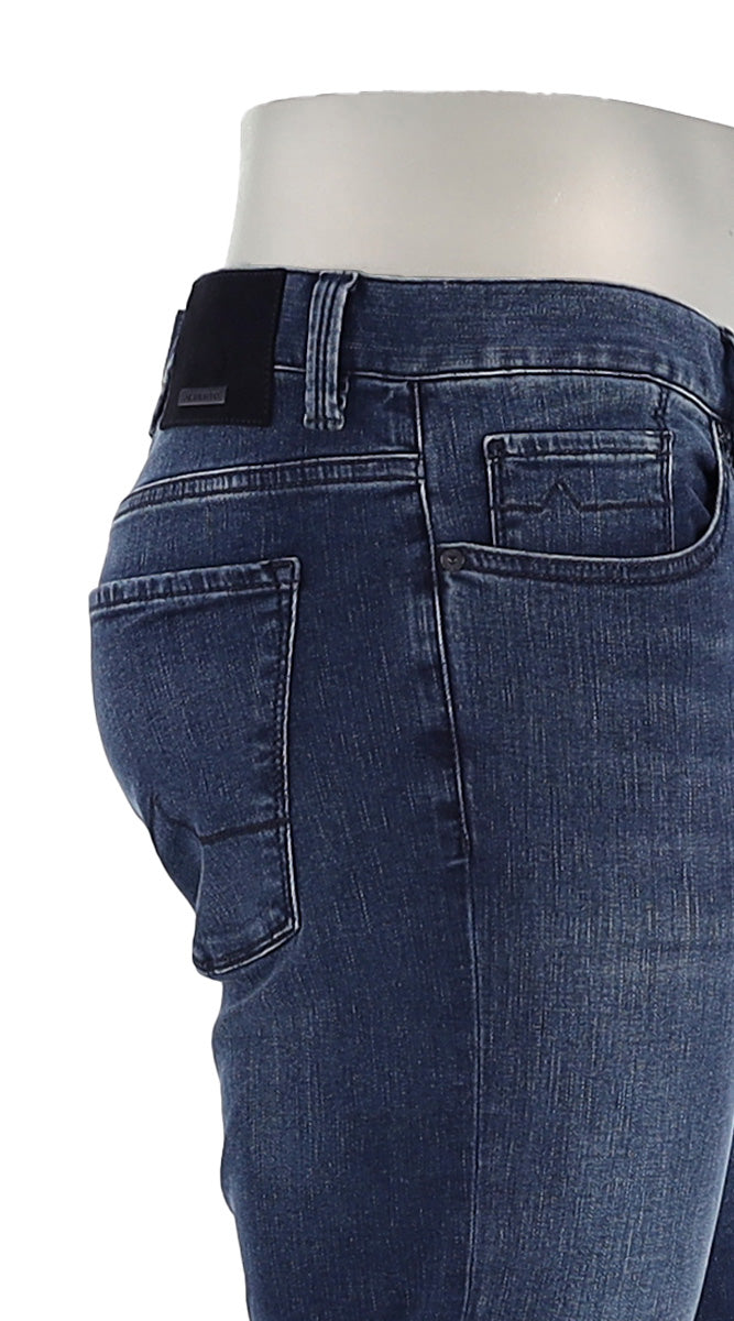 Alberto Pipe Denim Super Stretch Indigo Closer View 