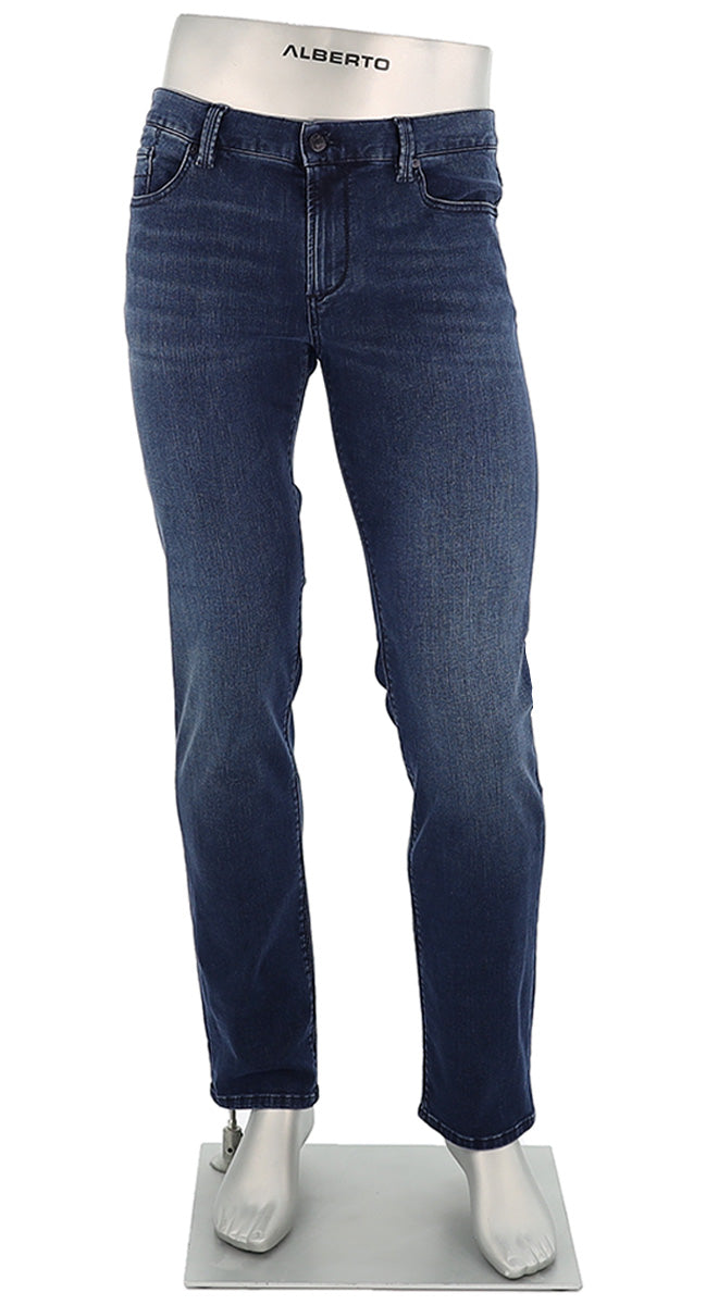 Alberto Pipe Denim Super Stretch Indigo - Alberto Pants USA
