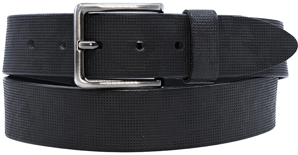Alberto Marcus Leather Belt Black - Alberto Belts USA