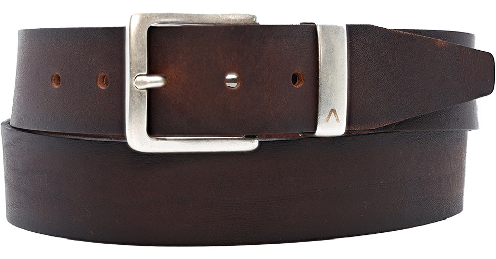 Alberto Oscar Leather Belt Brown - Alberto Belts USA