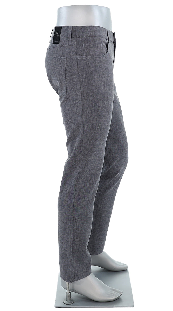 Alberto Pipe Ceramica Blue Grey Pants Side View