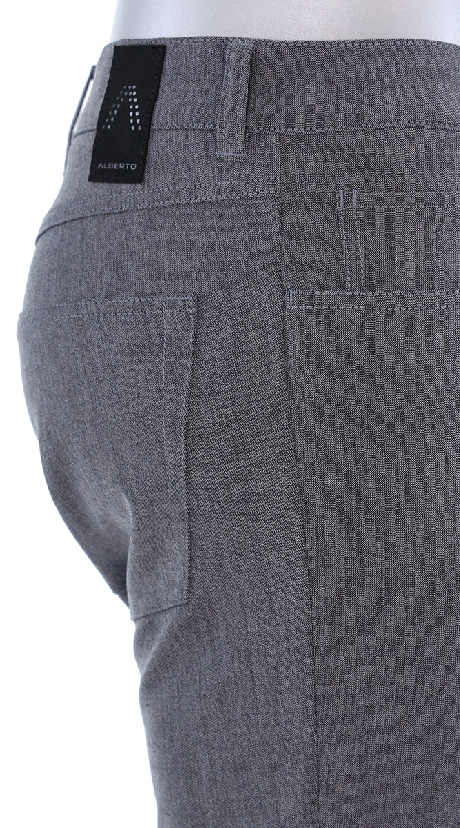 Alberto Pipe Ceramica Blue Grey Pants Closer View