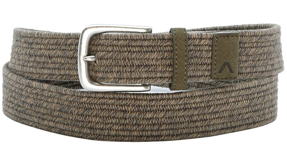 Alberto Miles Stretch Belt Olive - Alberto Belts USA 