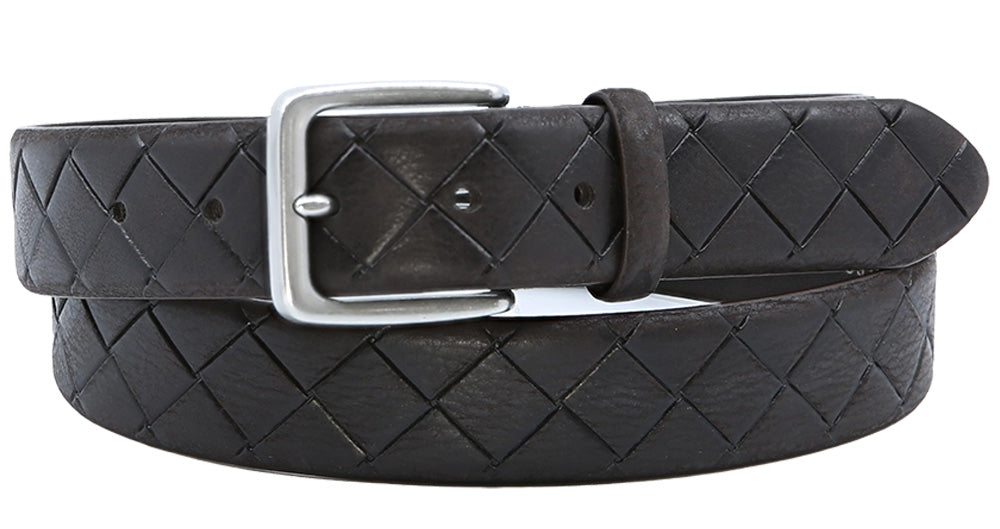 Alberto Clark Leather Belt Brown - Alberto Belts USA