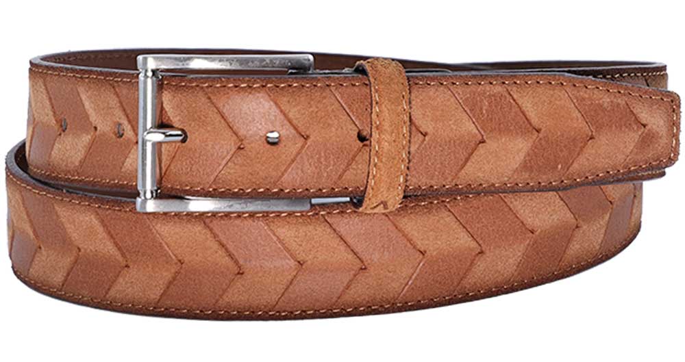 Alberto Hugo Leather Belt Cognac