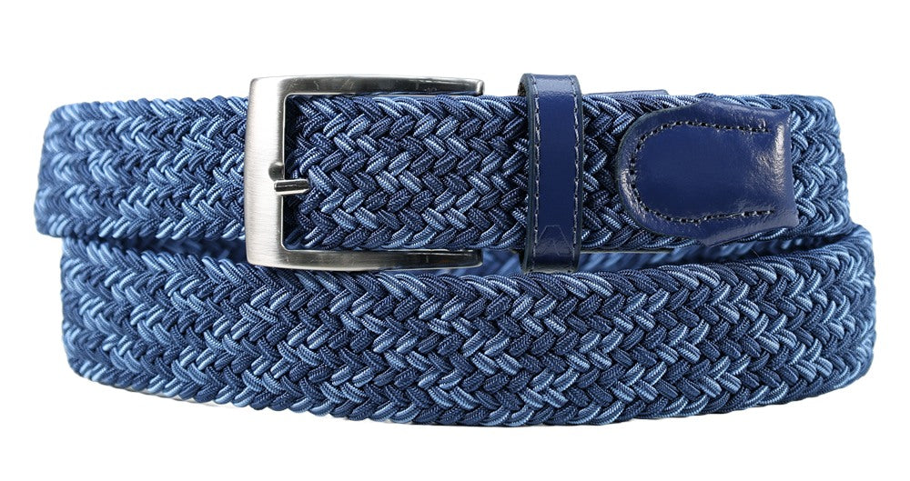 Alberto Felix Stretch Belt Navy