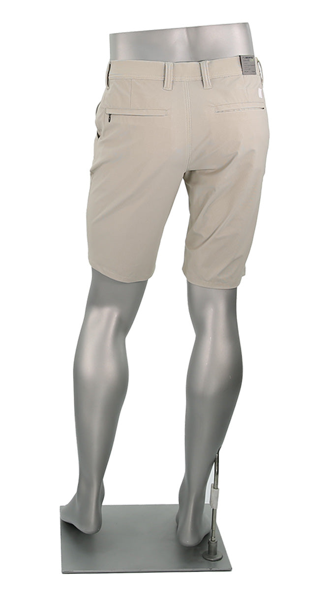 Alberto Earnie Revolutional Summer Print Shorts Stone Back View 