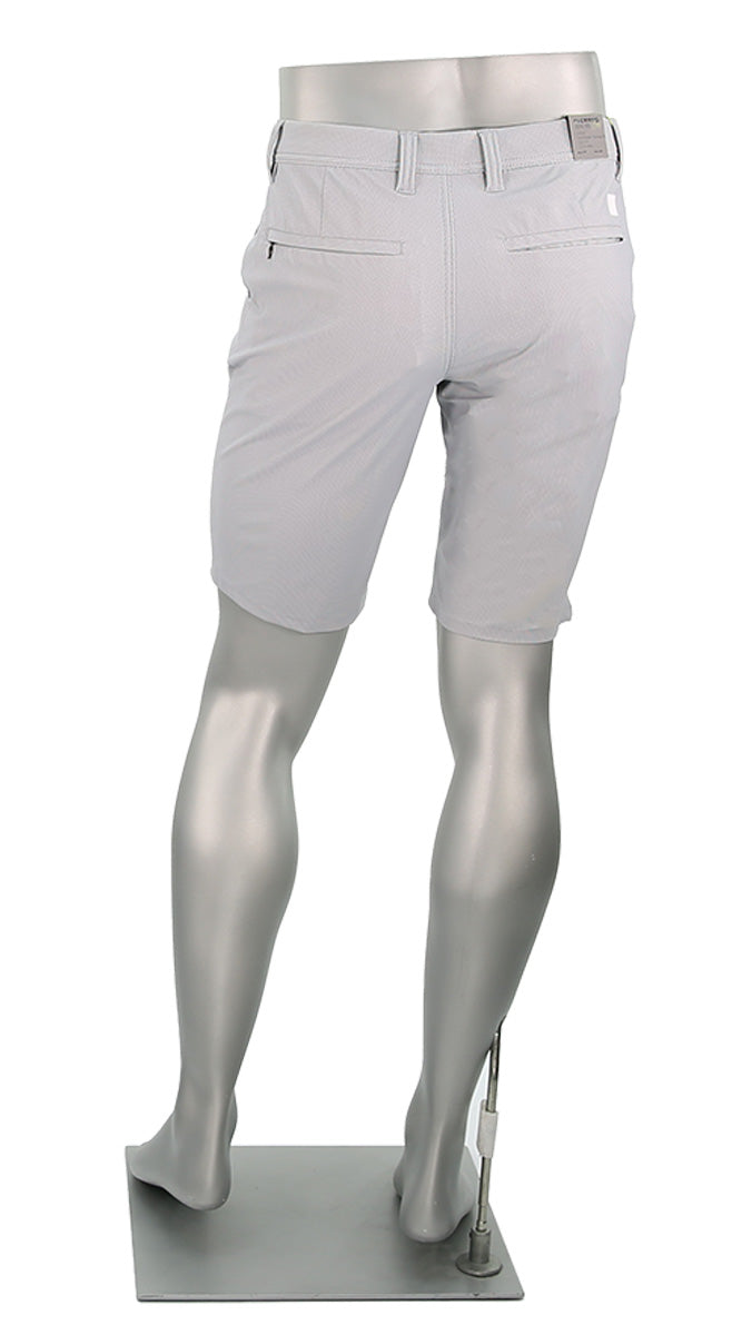 Alberto Earnie Revolutional Summer Print Shorts Light Blue Back View 