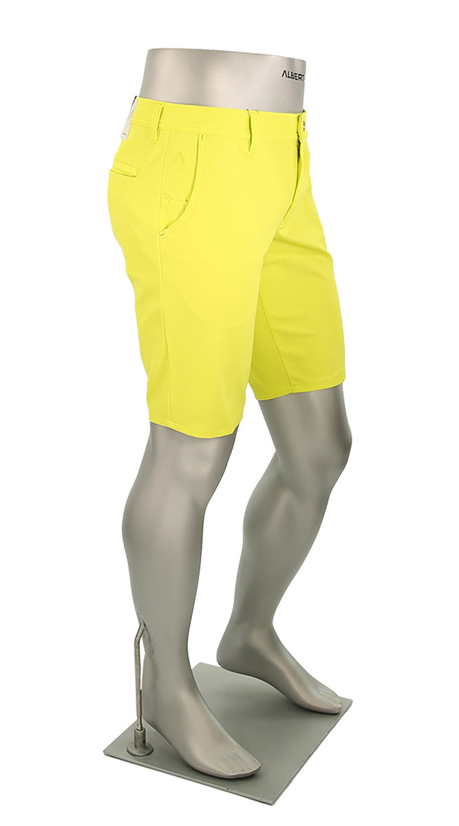 Alberto Earnie Golf 3X Dry Shorts Pale Lime  Side View