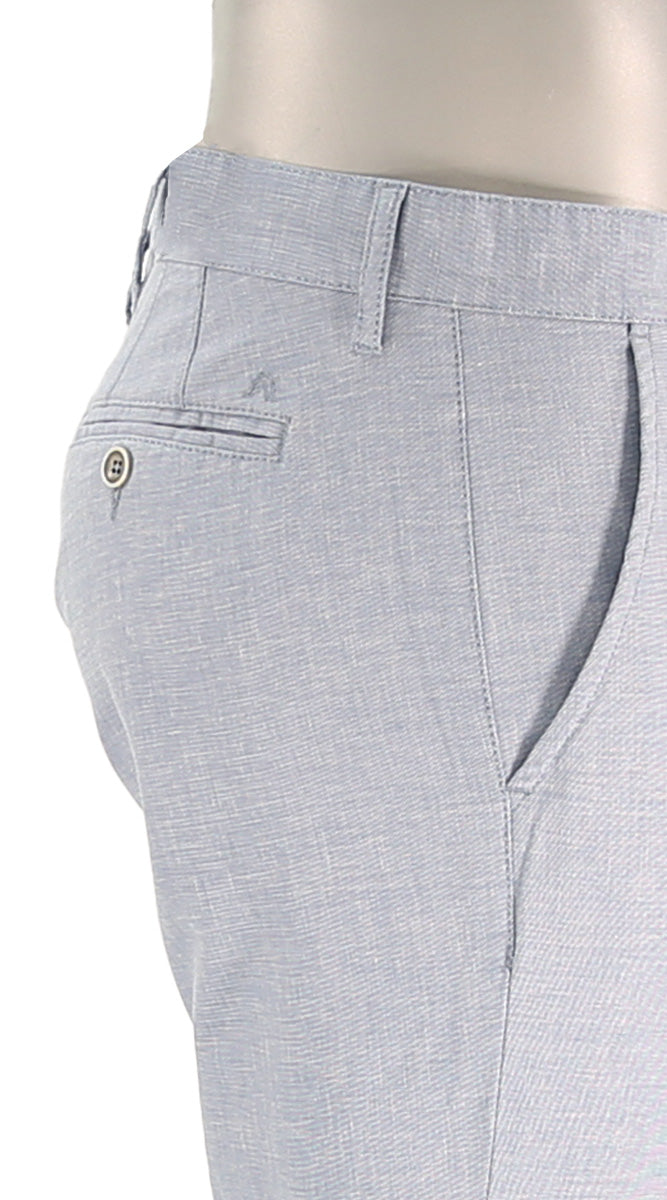 Alberto Lou Linen Blend Lt. Blue Pants Closer Side View 