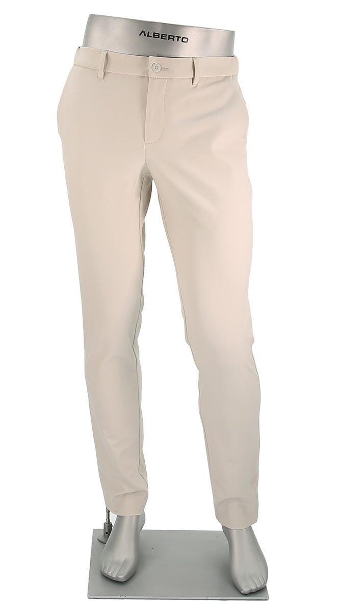 Alberto Move-Performance Slim Off White - Alberto Pants USA 