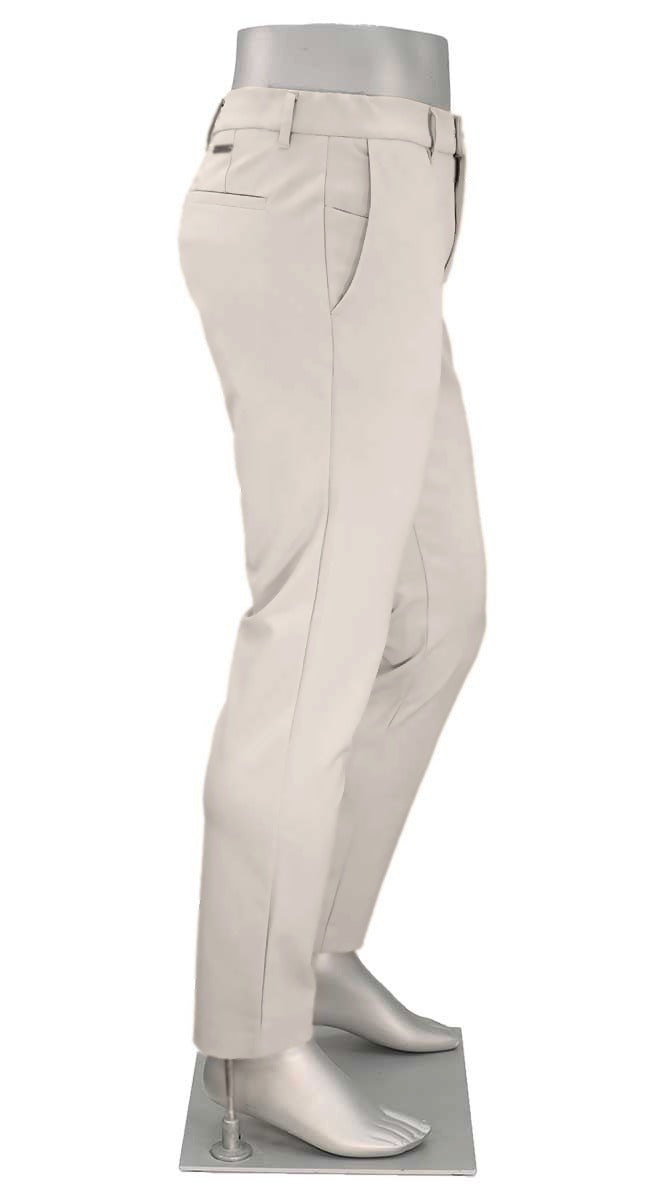 Alberto Move-Performance Slim Off White Pants Side View