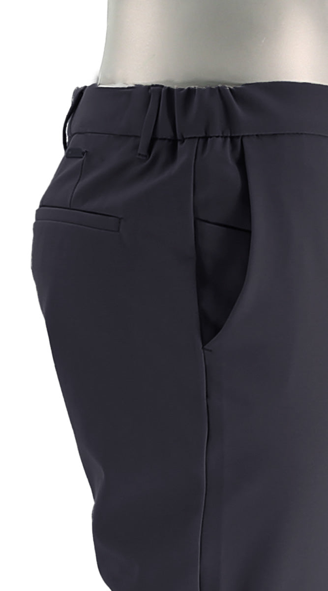 Alberto Move-Performance Slim Grey Pants Closer Side View 