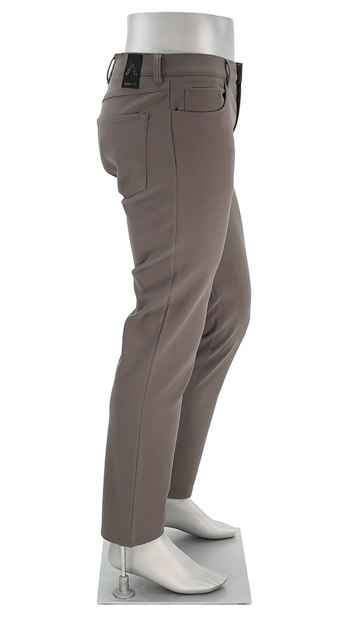 Alberto Pipe Ceramica Taupe Pants Side View 