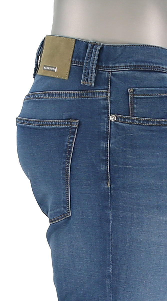 Alberto Pipe Premium Tencel Soft Hand Denim Closer Side View 