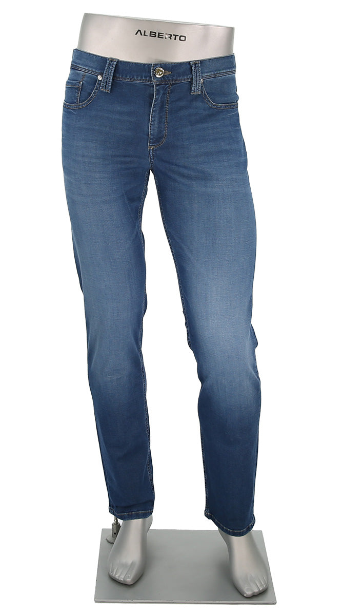 Alberto Pipe Premium Tencel Soft Hand Denim - Alberto Pants USA