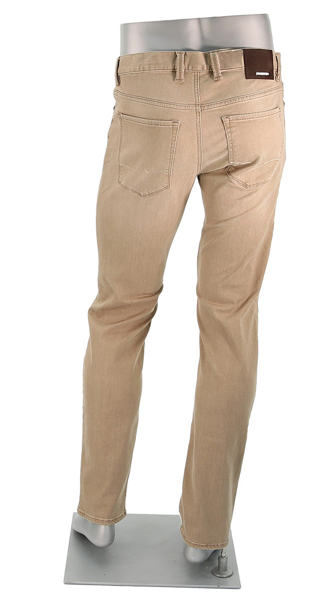 Alberto Stretch jean Tan Back View