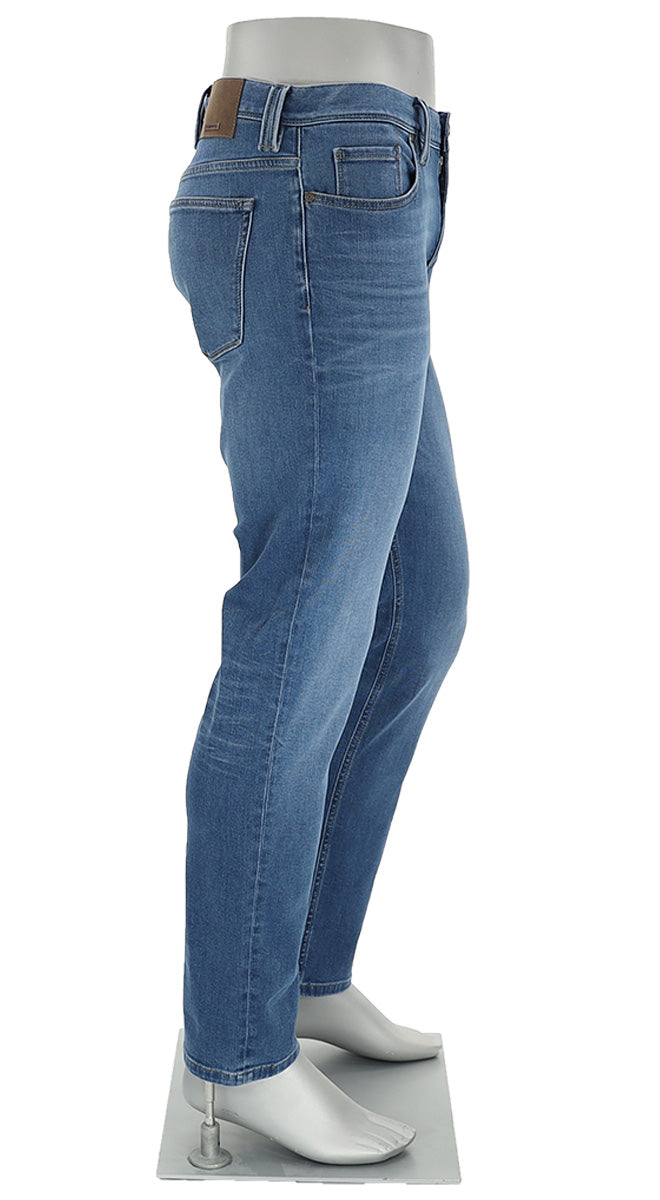 Alberto Pipe Superfit Dual Fx Soft Hand Denim Blue Side View 
