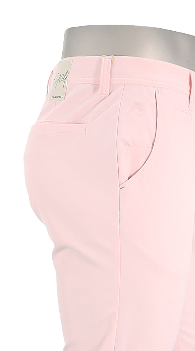 Alberto Rookie Golf 3X Dry Pant Dusty Pink Closer View 
