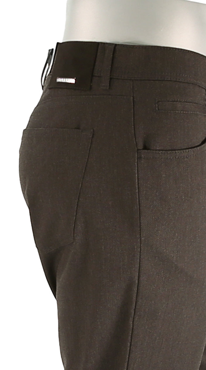 Alberto Stone Textured Ceramica Brown Closer Side View