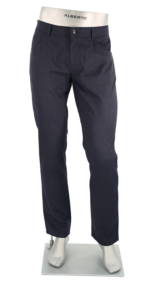 Alberto Stone Textured Ceramica Navy - Alberto Pants USA