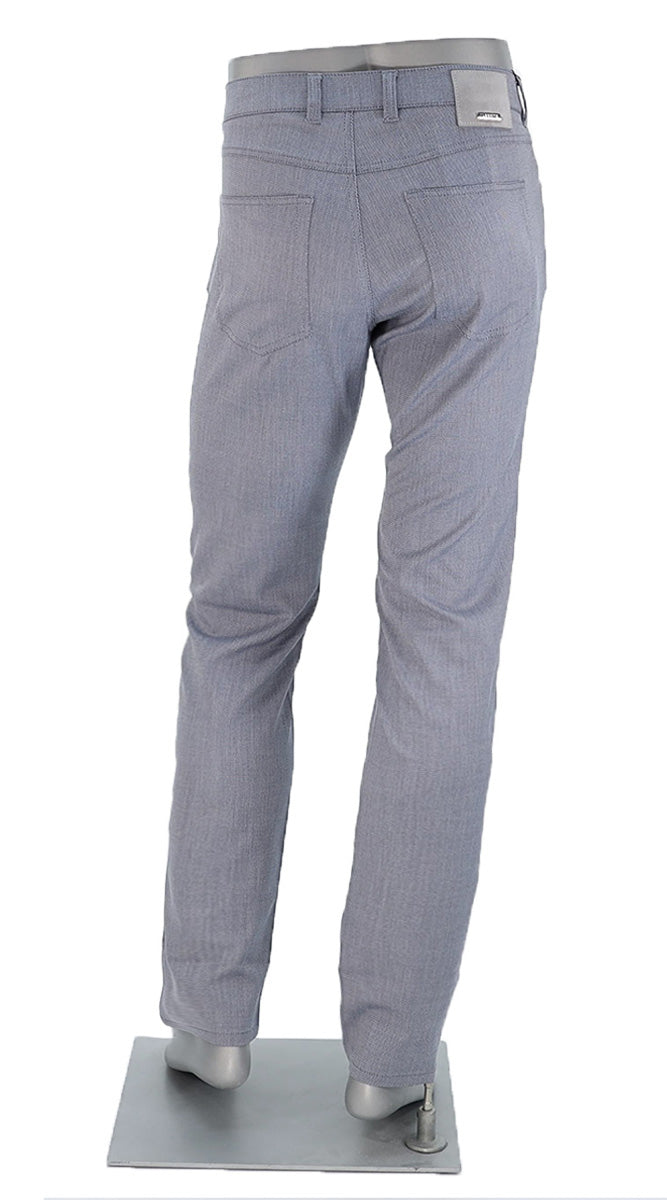 Alberto Stone Ceramica Two Tone Light Blue Pants Back View