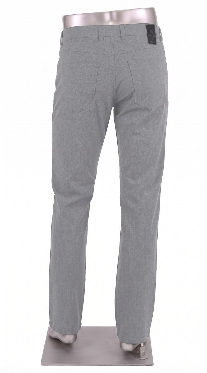 Alberto Stone Ceramica men's pants – light grey, back view