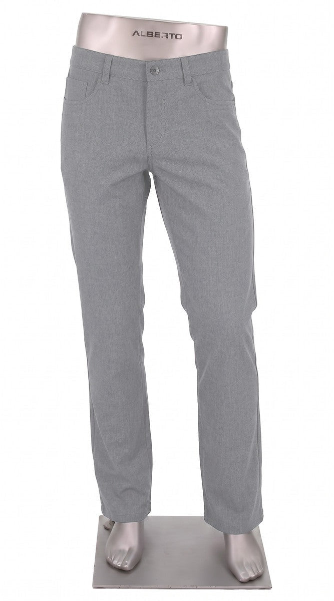 Alberto Stone Ceramica men's pants – light grey, front view