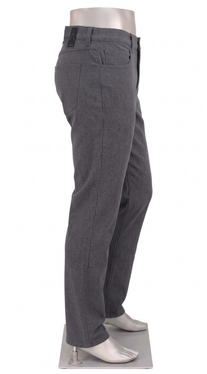 Alberto Stone Ceramica men's pants – medium grey, side view