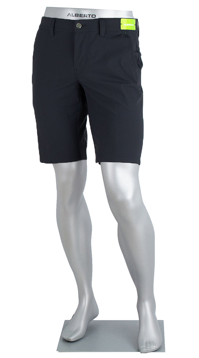 Alberto Earnie Golf 3x Dry Shorts Black - Alberto Shorts USA