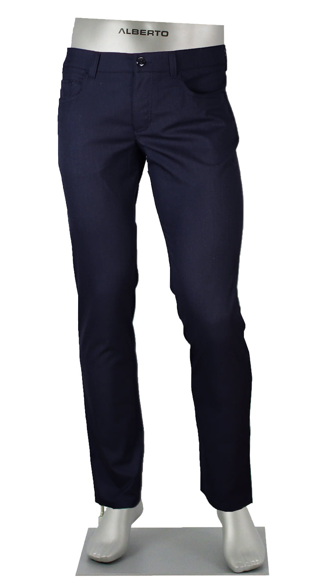 Alberto Stone Ceramica Two Tone Navy - Alberto Pants USA