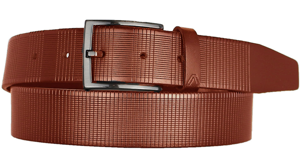 Alberto Vincent Leather Belt Tan - Alberto Belts USA
