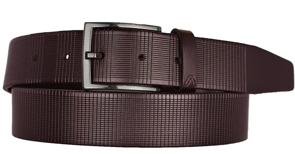 Alberto Vincent Leather Belt Brown - Alberto Belts USA