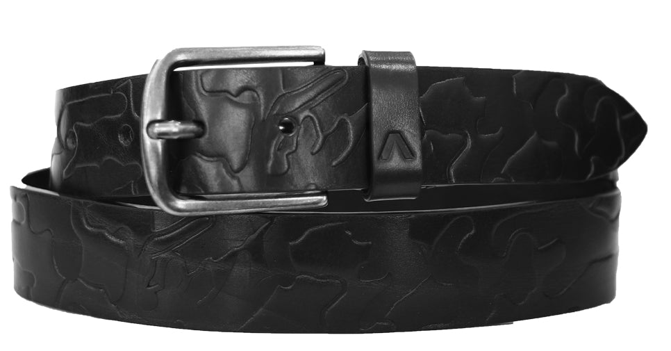 Alberto Julian Leather Belt Black - Alberto Belts USA