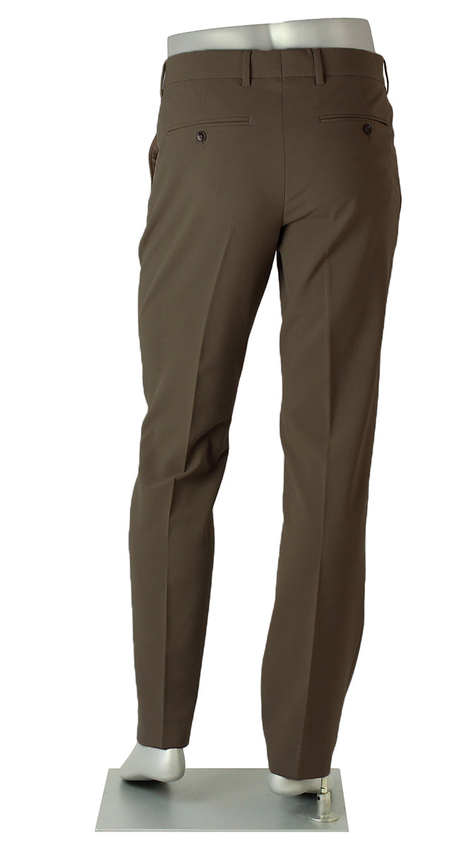 ALBERTO CERAMICA GEORGE DRESS PANT BROWN 0039