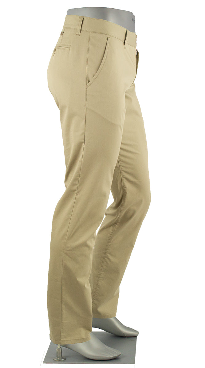 ALBERTO PANT LOU COTTON CERAMICA GABARDINE FAWN 1509