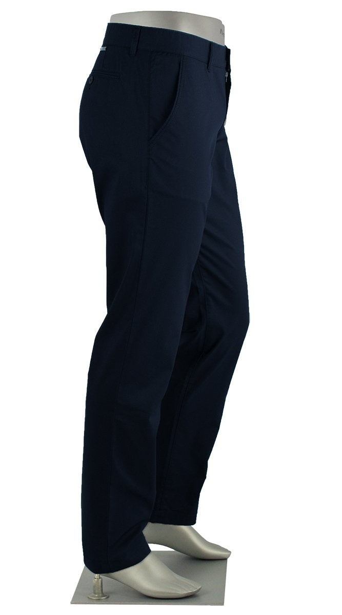 ALBERTO PANT LOU COTTON CERAMICA GABARDINE BLACK 1509