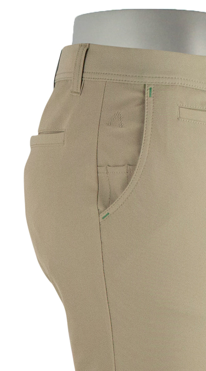 Alberto Rookie Golf 3x Dry Pant Khaki Closer View