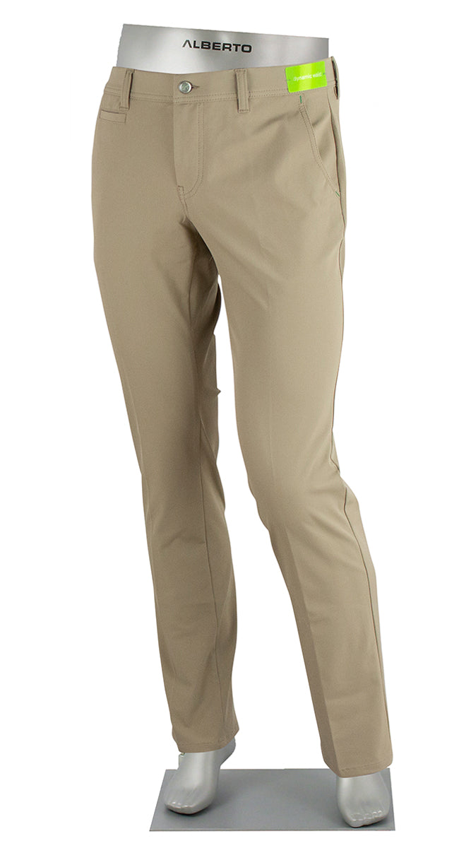 Alberto Rookie Golf 3x Dry Pant Khaki - Alberto Pants USA