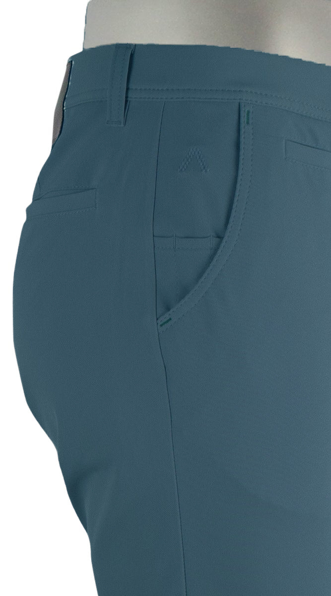 Alberto Rookie Golf 3x Dry Pant Teal Blue Closer View