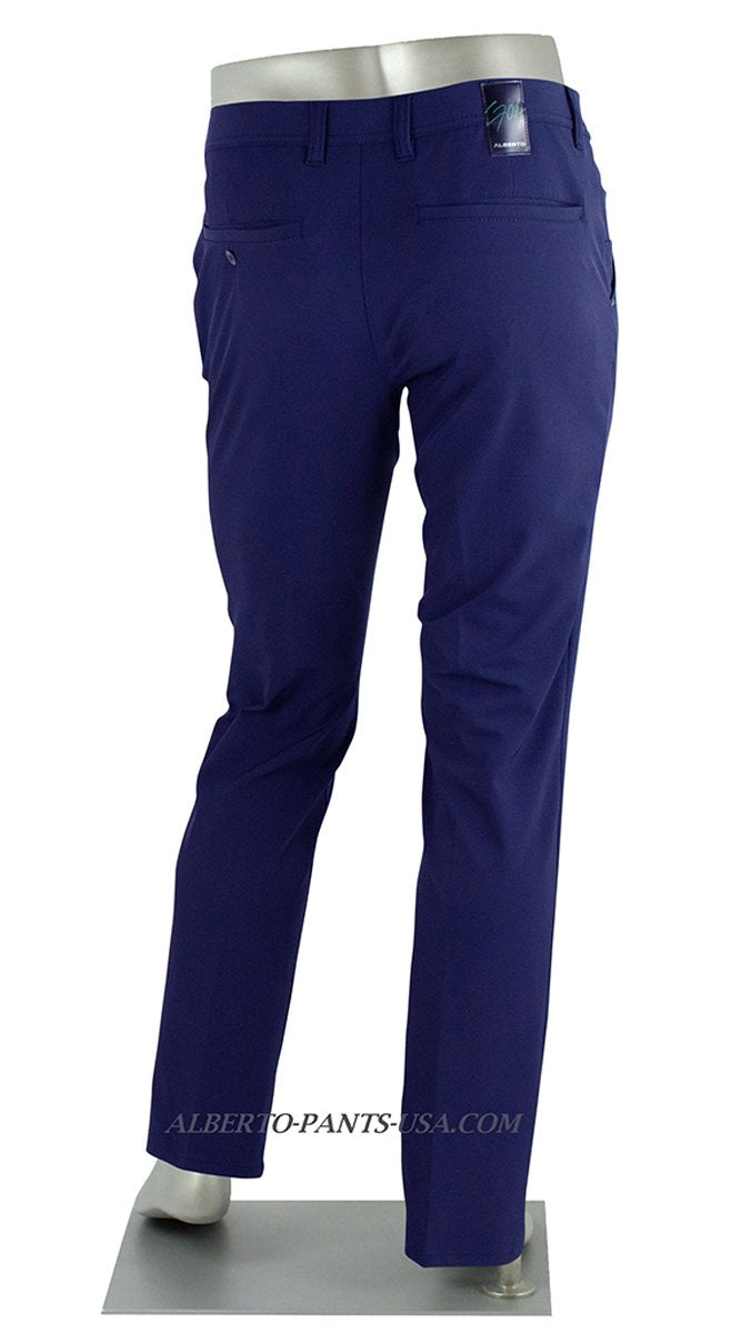 Alberto Rookie Golf 3x Dry Pant Indigo Back View
