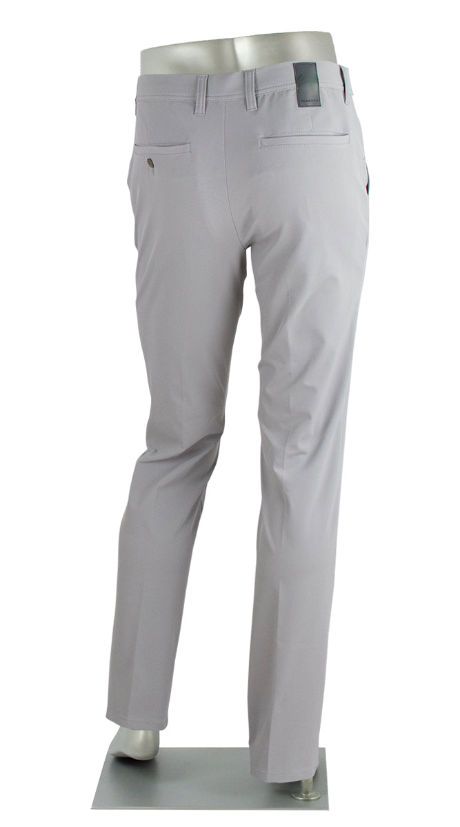 Alberto Rookie Golf 3x Dry Pant Light Grey Back View