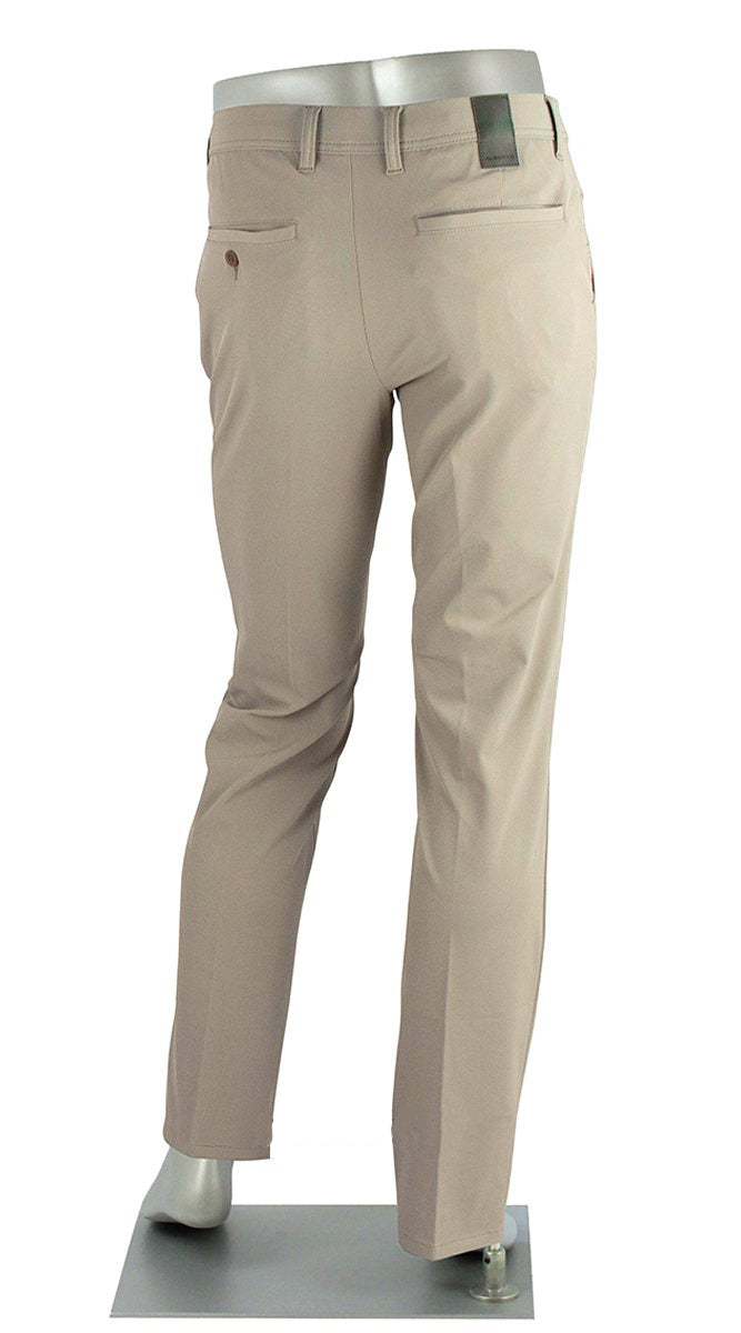 Alberto Rookie Golf 3x Dry Pant Stone Back View 