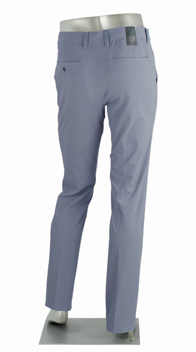 Alberto Rookie Golf 3x Dry Pant Slate Grey Back View 
