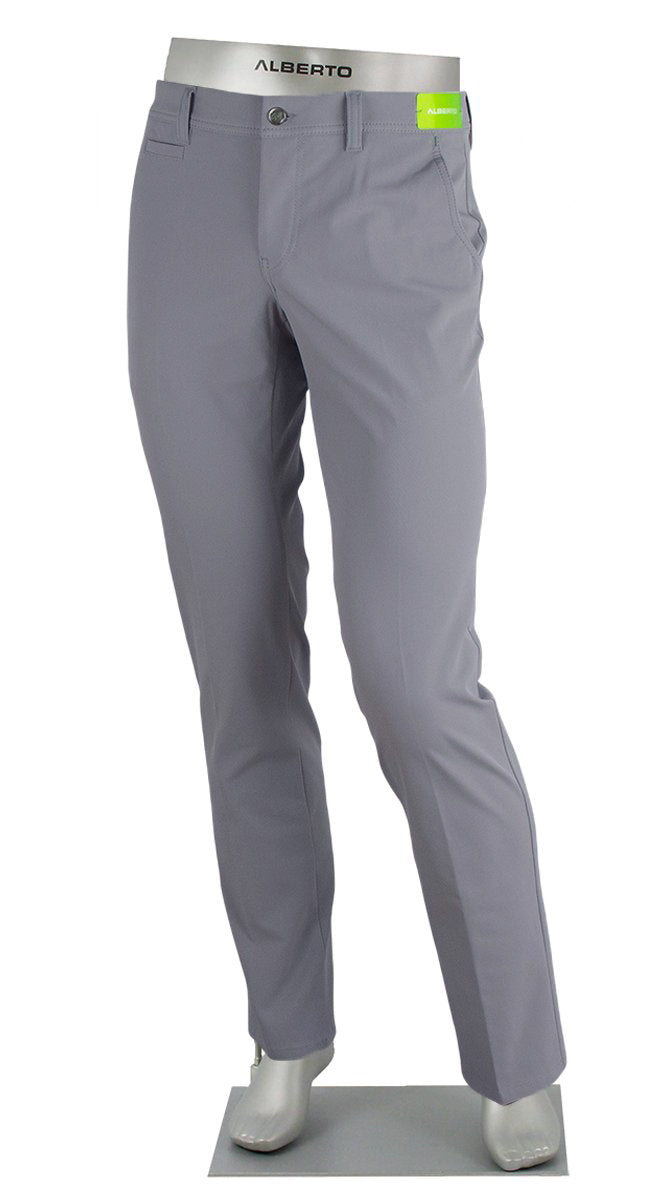 Alberto Rookie Golf 3x Dry Pant Medium Grey - Alberto Pants USA