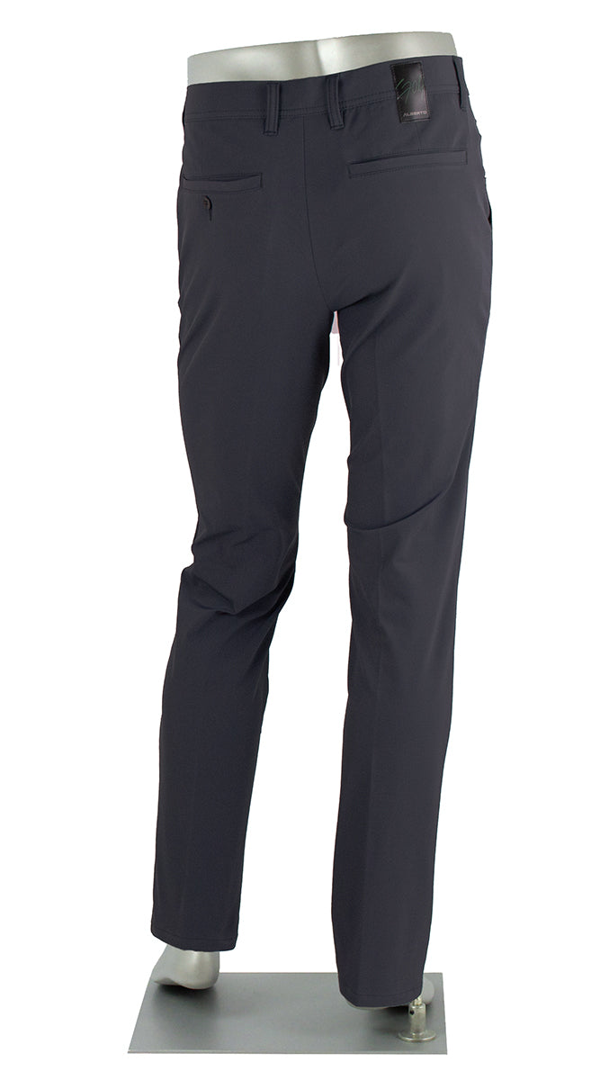 Alberto Rookie Golf 3x Dry Pant Charcoal Back View